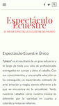 Mobile Screenshot of espectaculoecuestreunico.com